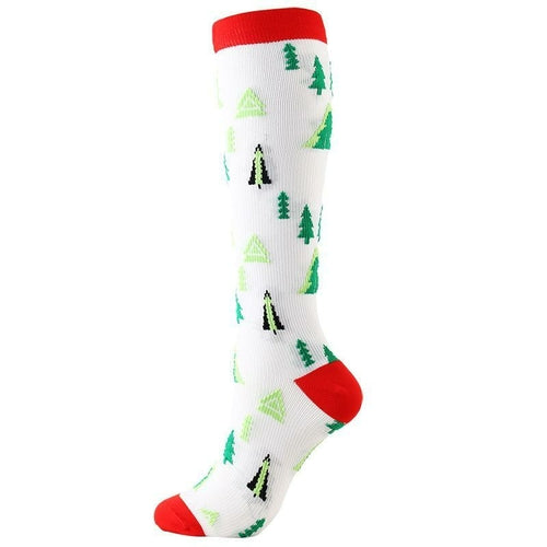 Christmas Compression High Quality Stockings Women Men Pressure Socks