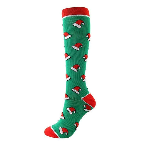Christmas Compression High Quality Stockings Women Men Pressure Socks