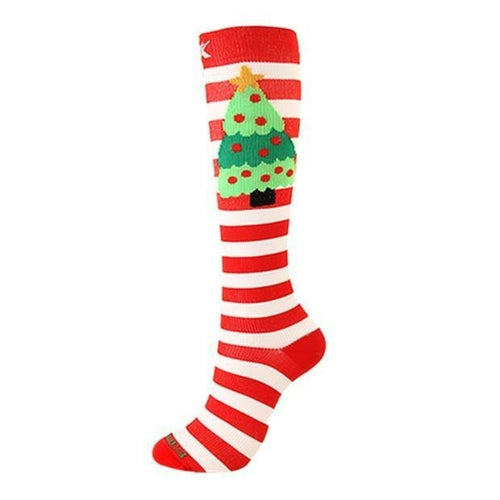Christmas Compression High Quality Stockings Women Men Pressure Socks