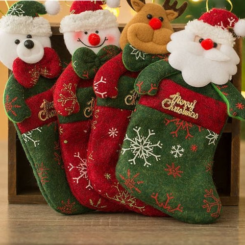 Christmas ornaments Christmas socks kindergarten candy bag Christmas
